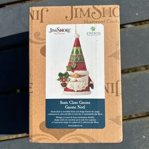 Jim Shore Santa Claus Gnome Figurine – Folk Art Holiday Collectible